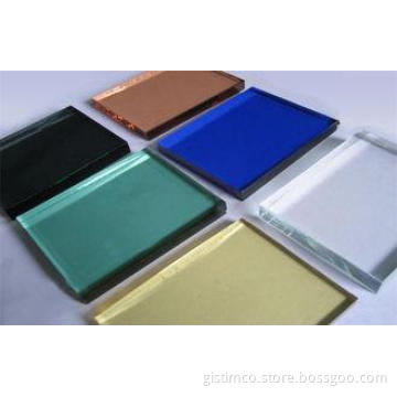 10mm Decorative Glass Panels , Silk Screen Print Colored Gl